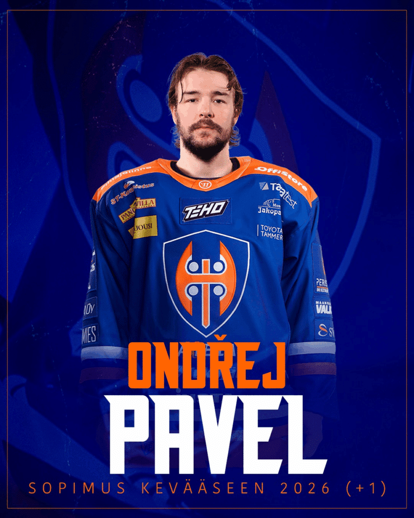 Ondrej Pavel liittyy Tapparaan – tshekkihyökkääjä tuo kovuutta hyökkäykseen