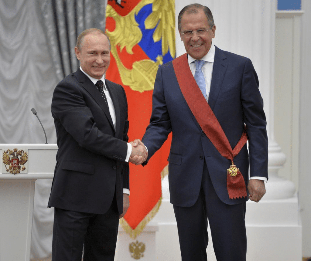 Vladimir Putin ja Sergei Lavrov