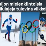Paljon mielenkiintoisia urheilulajeja tulevina viikkoina