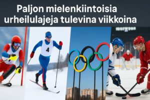 Paljon mielenkiintoisia urheilulajeja tulevina viikkoina