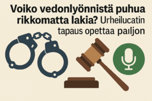 Voiko vedonlyönnistä puhua rikkomatta lakia Urheilucastin tapaus opettaa paljon
