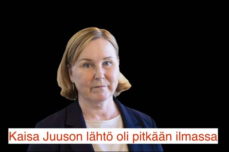 Kaisa Juuson lähtö oli pitkään ilmassa