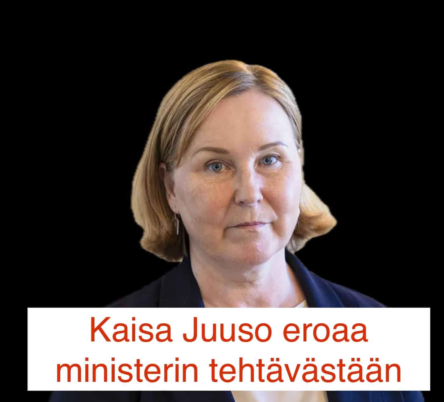 Ministeri Juuso ilmoittaa jäävänsä sairauslomalle.