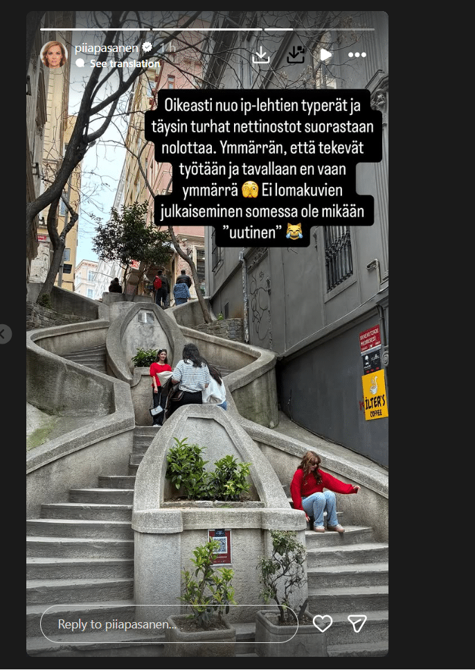 piia pasanen puoliso