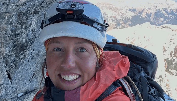 Laura Dahlmeier omistautui aktiiviuransa jälkeen vuorikiipeilylle